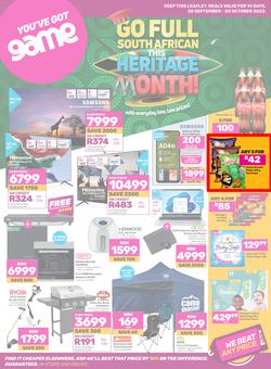 Game : Go Full South African This Heritage Month! (20 September - 03 October 2023), page 1