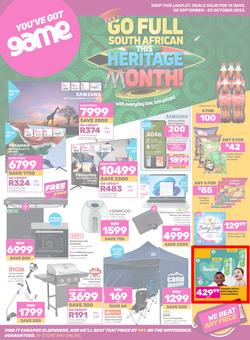 Game : Go Full South African This Heritage Month! (20 September - 03 October 2023), page 1