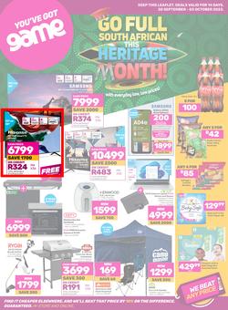 Game : Go Full South African This Heritage Month! (20 September - 03 October 2023), page 1