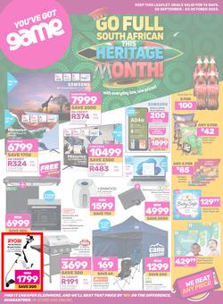 Game : Go Full South African This Heritage Month! (20 September - 03 October 2023), page 1