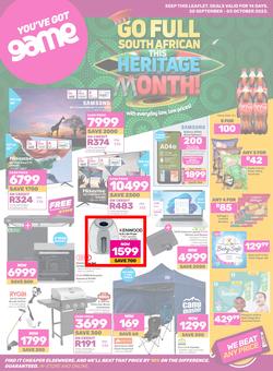 Game : Go Full South African This Heritage Month! (20 September - 03 October 2023), page 1