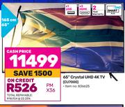 Samsung 65"(165cm) Crystal UHD 4K TV CU7000