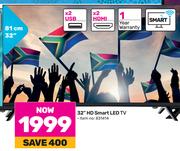 Telefunken 32"(81cm) HD Smart LED TV 