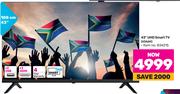 Hisense 43" UHD Smart TV 43A6H