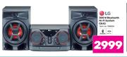 LG 300W Bluetooth Hi Fi System CK43