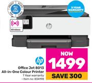 HP Office Jet 8013 All In One Colour Printer