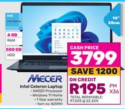 Mecer Intel Celeron Laptop