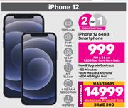 2 x Apple iPhone 12 64GB Smartphone-On 1.2GB Red Core More Data