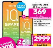 Tecno Spark 10C 64GB 4G Smartphone-Each