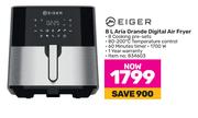 Eiger 8Ltr Aria Grande Digital Air Fryer