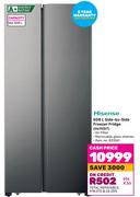 Hisense 508Ltr Side-By-Side Freezer Fridge H670SIT