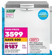 Defy 195Ltr White Chest Freezer DMF 470
