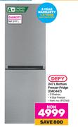 Defy 247Ltr Bottom Freezer Fridge DAC447