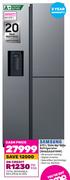 Samsung 613L Side By Side Refridgerator RH65A5411M9