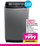 Defy 17kg Top Loader Washing Machine (DTL153)