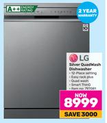 LG Silver Quad Wash Dishwasher