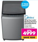 Midea 13Kg Top Loader Washing Machine MA200W130/G