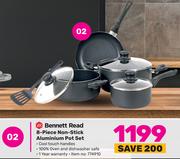 Bennett Read 8 Piece Non Stick Aluminium Pot Set