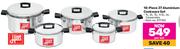 Hart 10 Piece J7 Aluminium Cookware Set-Per Set