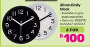 20cm Emily Clock-For 2