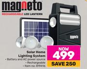 Magneto Solar Home Lighting System