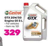 Castrol GTX 20W/50 Engine Oil-5L