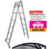 Tradequip Dual Ladder 3.6m