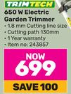 Trimtech 650W Electric Garden Trimmer