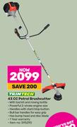 Trimtech 43cc Petrol Brush cutter