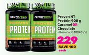 Nutritech Proven NT Protein Caramel Or Chocolate-908g Each