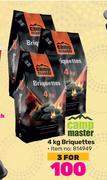 Campmaster 4Kg Briquettes-For 3