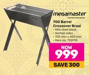 Megamaster 700 Barrel Crossover Braai
