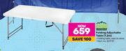 Campmaster Folding Adjustable Table 1.2m
