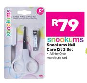 Snookums Nail Care Kit 3 Set
