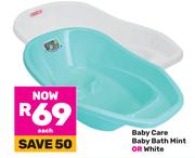 Baby Care Baby Bath Mint Or White-Each