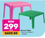 Sunny Table-Each
