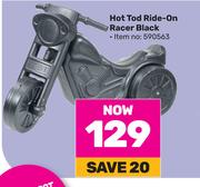 Hot Tod Ride On Racer Black
