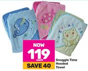 Snuggle Time Hooded Towel-Each