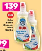 Nuk Baby Bottle Cleanser Refill Combo-Each