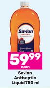 Savlon Antiseptic Liquid-750ml Each