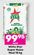 White Star Super Maize Meal-10Kg Each