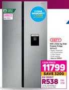 Defy 555L Side By Side Freezer Fridge DFF447