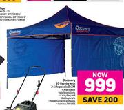 Discovery Adventures 20 Gazebo With 2 Side Panels 3 x 3M