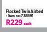 Campmaster Flocked Twin Airbed-Each