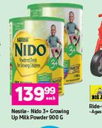 Nestle Nido 3+ Growing Up Milk Powder-900g Each