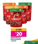 Catmor Adult Cat Pouch Food Assorted-For 5 x 85g