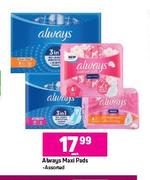 2Always Maxi Pads (Assorted)-Each