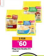 Maggi 2 Min Noodles Assorted-For 3 x 5's