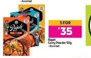 Rajah Curry Powder Assorted-For 3 x 50g