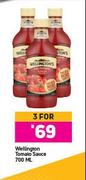 Wellington Tomato Sauce-For 3 x 700ml